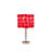 Everitt 18.25" Roses in Bloom Acrylic / Metal Table Lamp-1951748630
