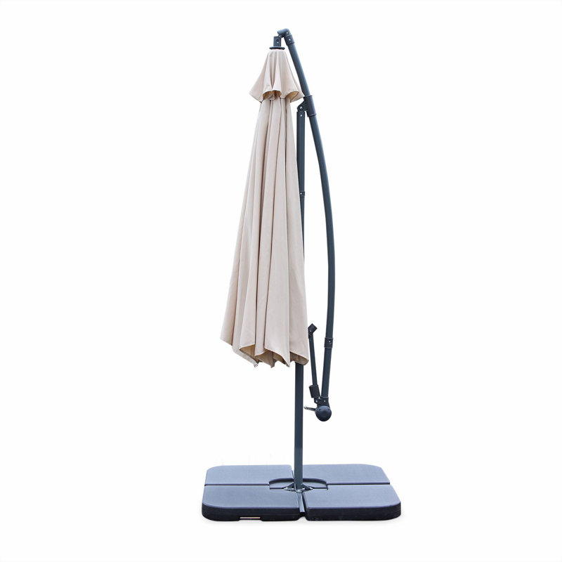 Nia 350cm Cantilever Parasol, Beige