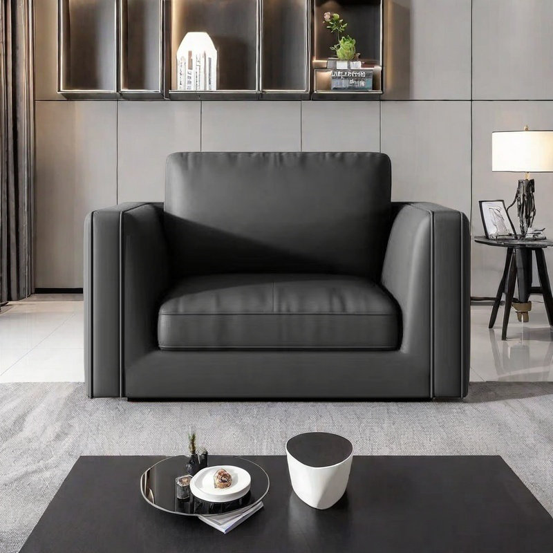 Canapé de bureau simple et moderne de style italien
