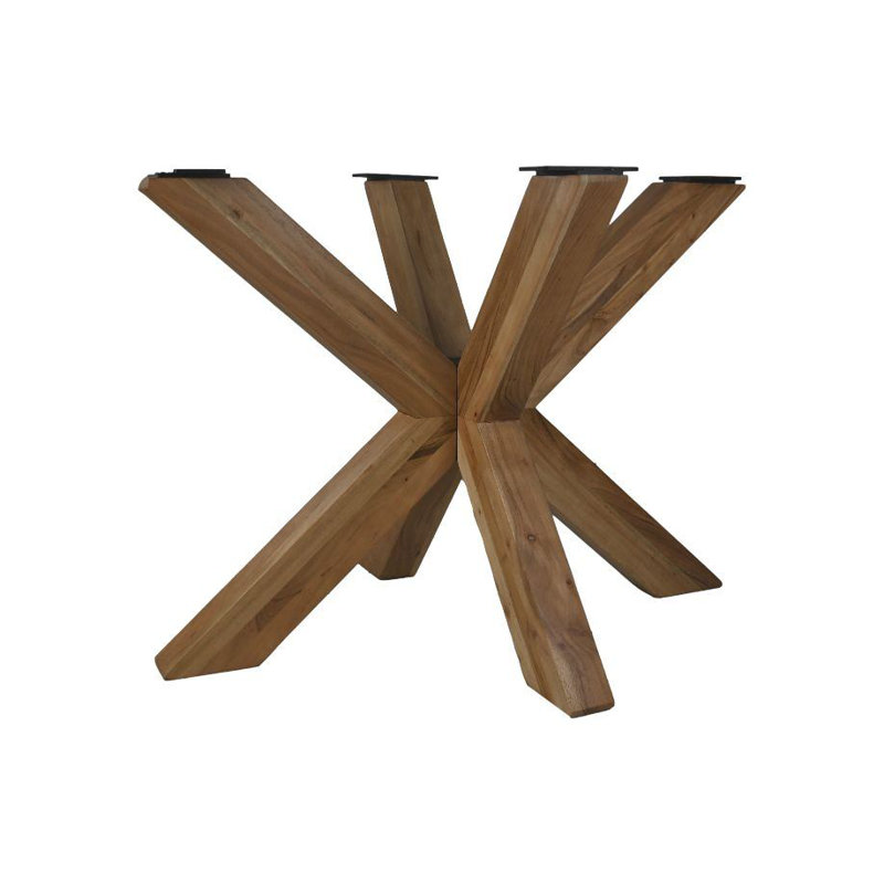 Caselli Solid Wood Table Base, 73cm H x 100cm W x 76cm D