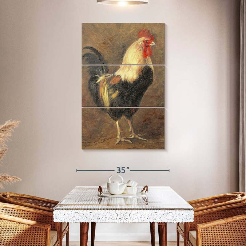 Brampt The Cockerel, 50" H x 32" W