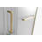 Kingston Brass Prato 60" L X 76" H Left Handed Showe Door-118370121