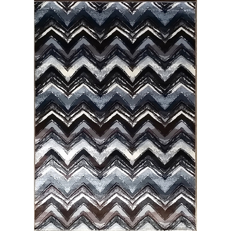 Tapis gris Menomonie, 10 pi x 13 pi