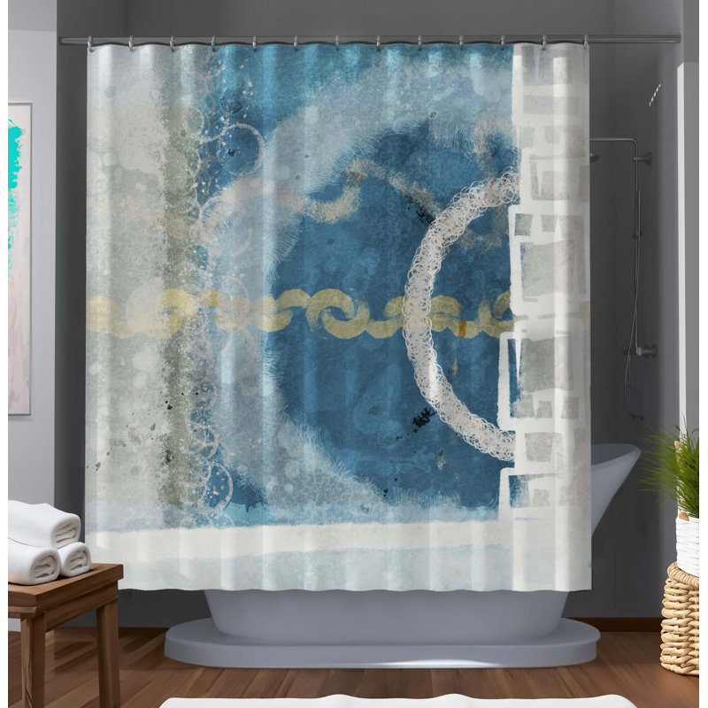 Abstract Shower Curtain