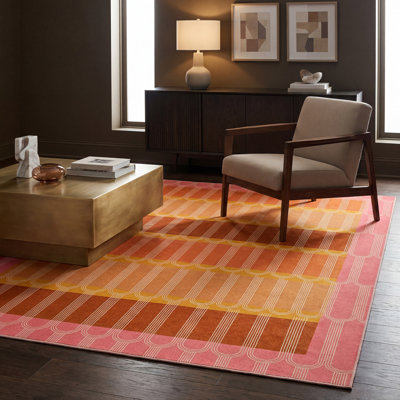 Tapis lavable Sunset Stripe de Society6