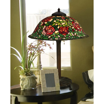 Rose Bush 31.5"" Table Lamp -  Dale Tiffany, TT15105