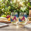 Ensemble de 2 verres à vin sans pied sous licence officielle MLB, 50 cl.-1216226737