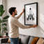 Rocket Fleet Ascent Mid-Century - Framed Print-2041740774-2041740775