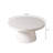Ladislava 32" Wide Round Fiberstone Coffee Table with Pedestal Base – Indoor Outdoor Center Table with Rubber Pads for Patio or Living Room Use-836767713