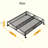 Under Bed Shoes Storage Organizer Rolling Wheels Container Drawer Under Cabinet