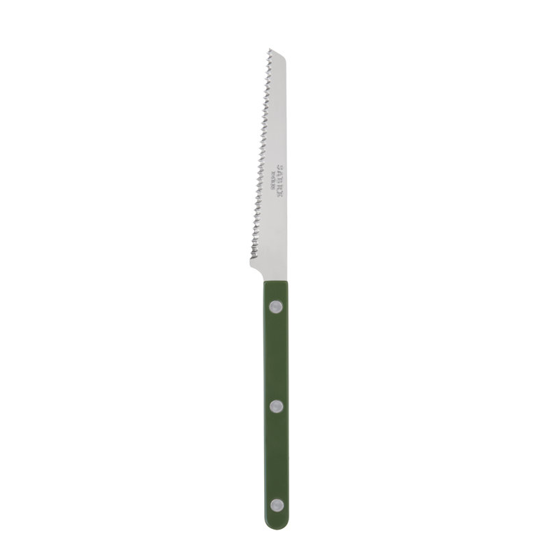 Bistrot Solid 4'' L Tomato Knife, Green
