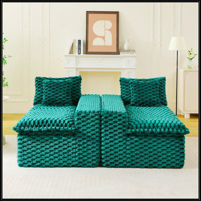 Luxury Turtle Velvet Multifunctional Sofa