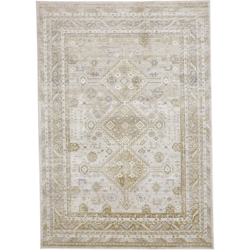 Lataiya Performance Oriental Indoor Rug, Rectangle 1'8" x 2'10"