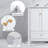 Functional Elegance Mdf Transitional Bathroom Vanity With Ceramic Basin For Effortless Organization