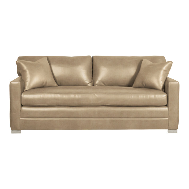 Hillcrest Sleeper Sofa, Wrenn, Ziggy Dune Genuine Leather