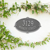 Monte Carlo Personalized Standard 2-Line Wall Address Plaque