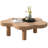 32 Inch Modern Nordic Cloud-Shaped Coffee Table | 3-Leg Solid Natural Larch Wood Center Table for Living Room & Bedroom-464669242-419345575