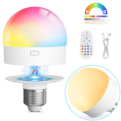 Wireless Light Bulb Rechargeable Rgb Led Bulb