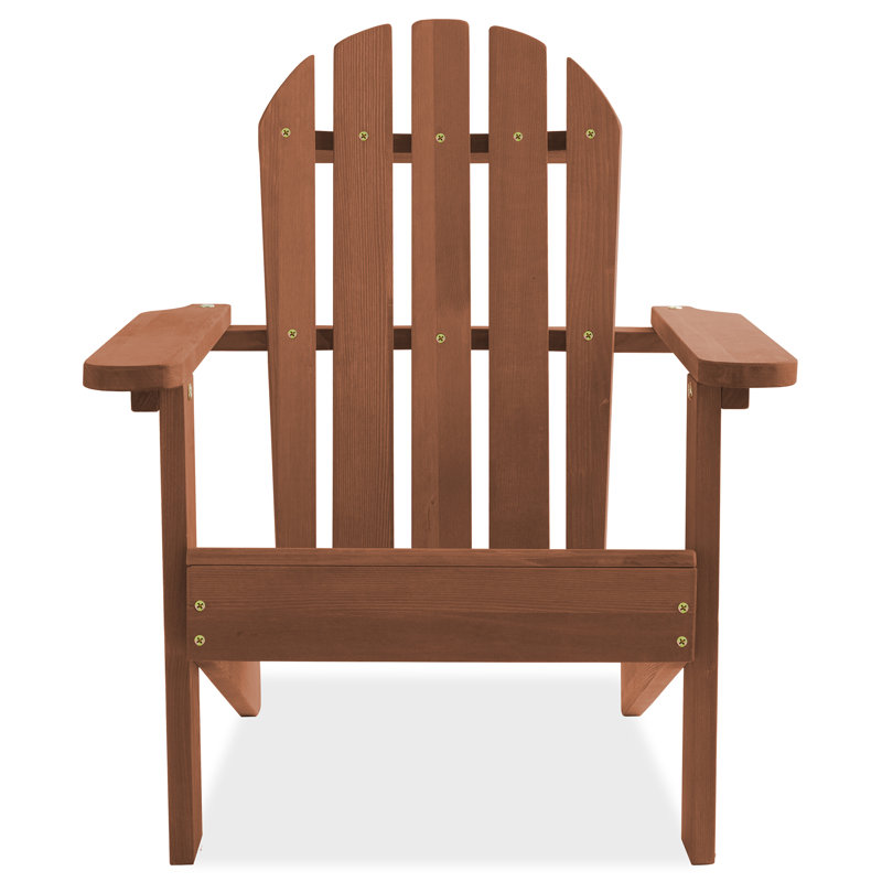 Cedar Outdoor Adirondack Chair, Espresso