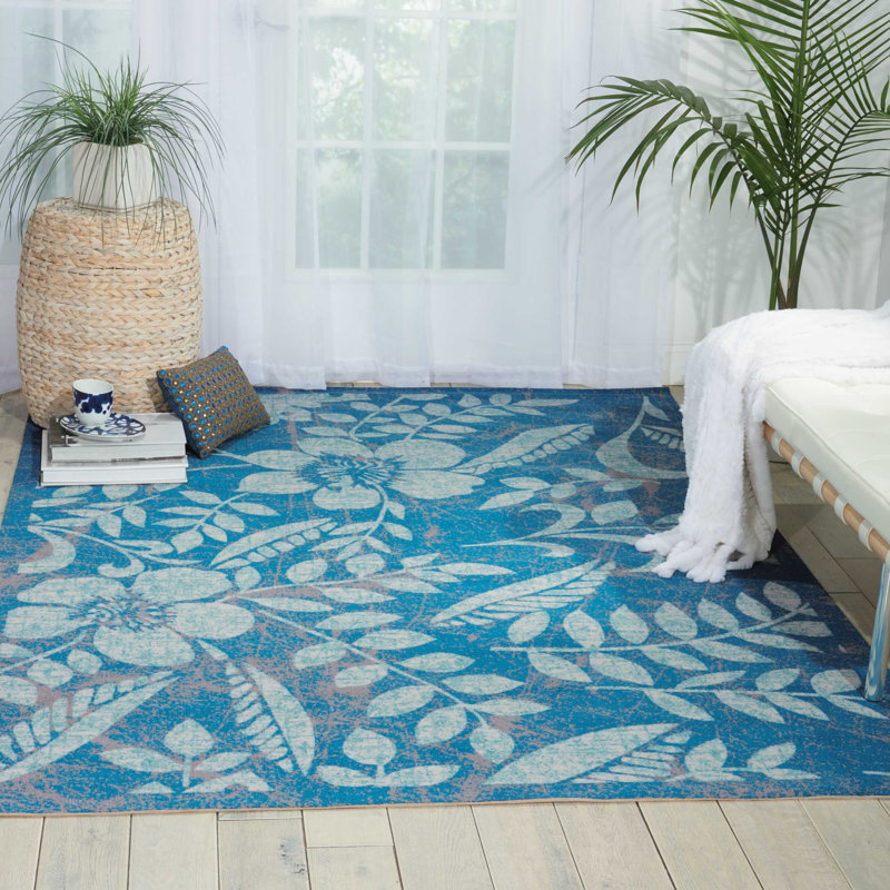 Tapis bleu Ermelinda, Rectangle 10 pi x 13 pi