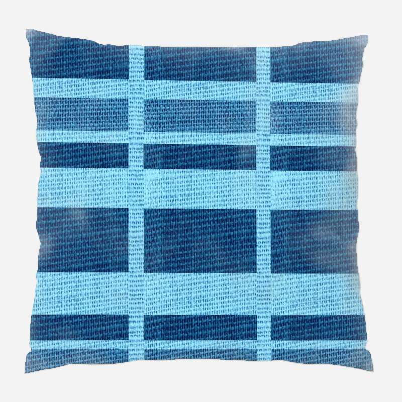 Geometric Microsuede Reversible Throw Pillow