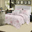 Ensemble de literie très grand réversible Cottage, polyester rose doux pour la maison