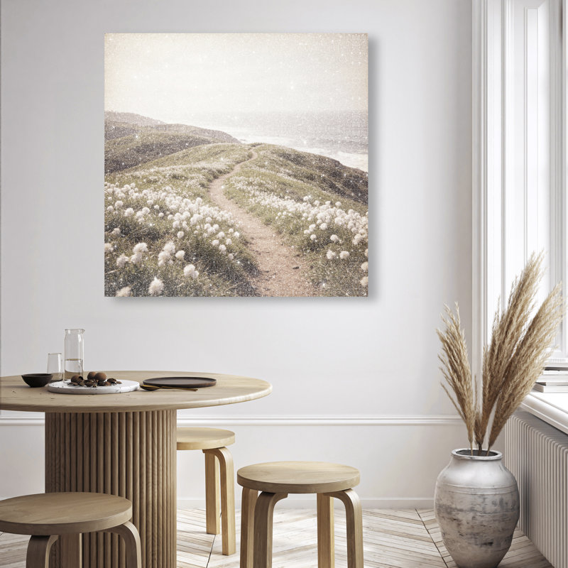 Blooming Path Print by Oliver Gal, 40" H x 40" W, Gallery Wrapped
