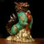 Sculpture Kylin de luxe - Décoration en laiton faite à la main pour une abondance-116183372