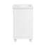 Meuble-lavabo moderne de 24 po de conception simple et élégante avec rangement à fermeture en douceur, tablette réglable, meuble-lavabo avec lavabo en céramique-809444285