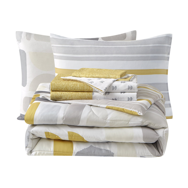 Annehilde Polyester Comforter Set, Queen Comforter + 6 Additional Pieces
