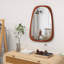 Miroir asymétrique en bois manufacturé Ilan