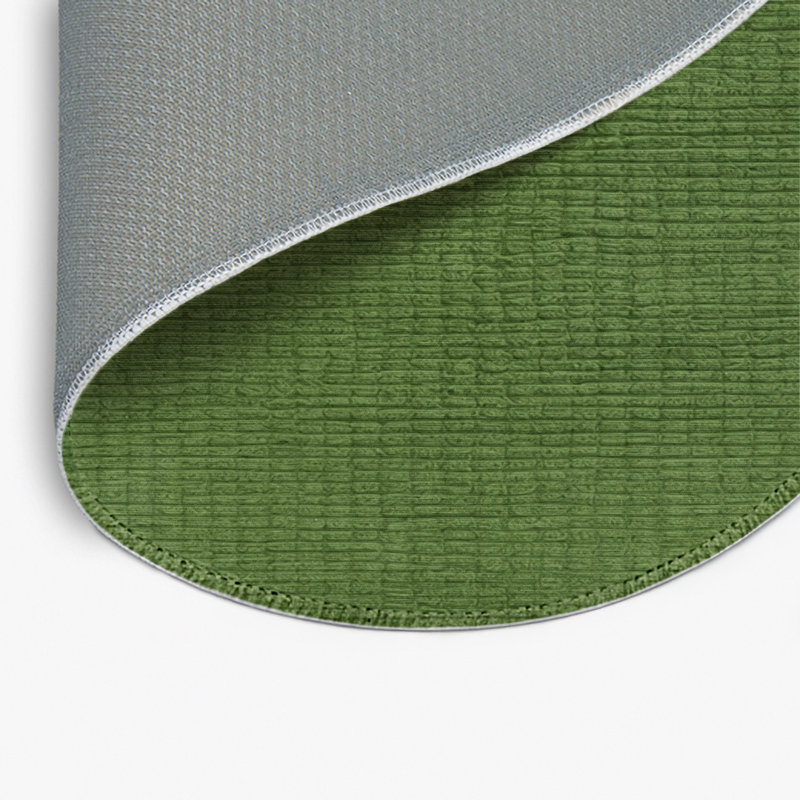 Tapis vert uni intérieur et extérieur, Rond 5 pi