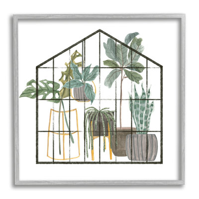 Illustration moderne d'une serre moderne