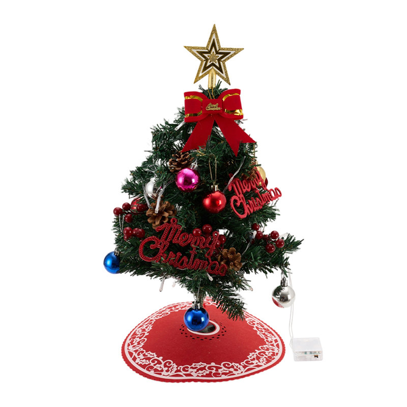 1.8' H Lighted Artificial Christmas Tree