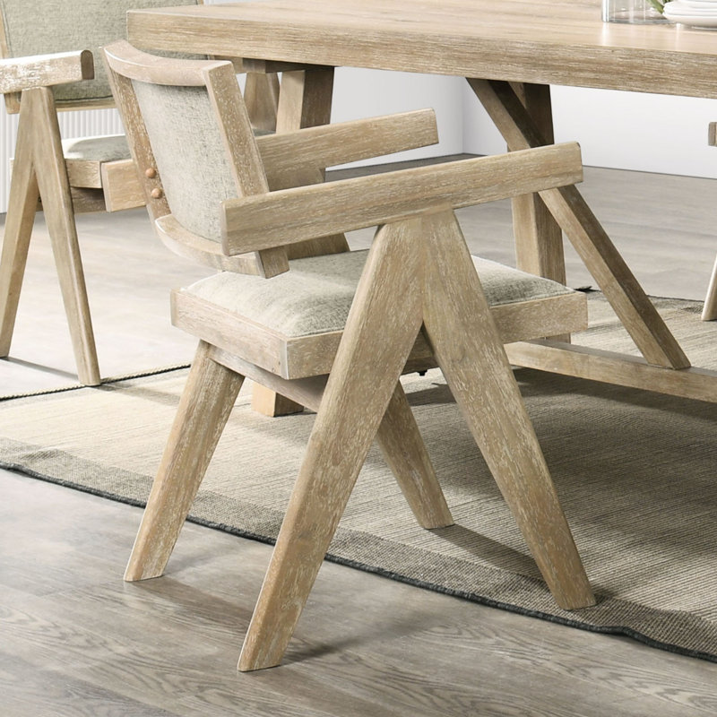 Fauteuils de salle à manger 2 pièces Contemporary, Chêne