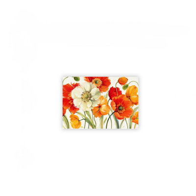 Impression sur toile 24 po x 20 po Poppies Melody