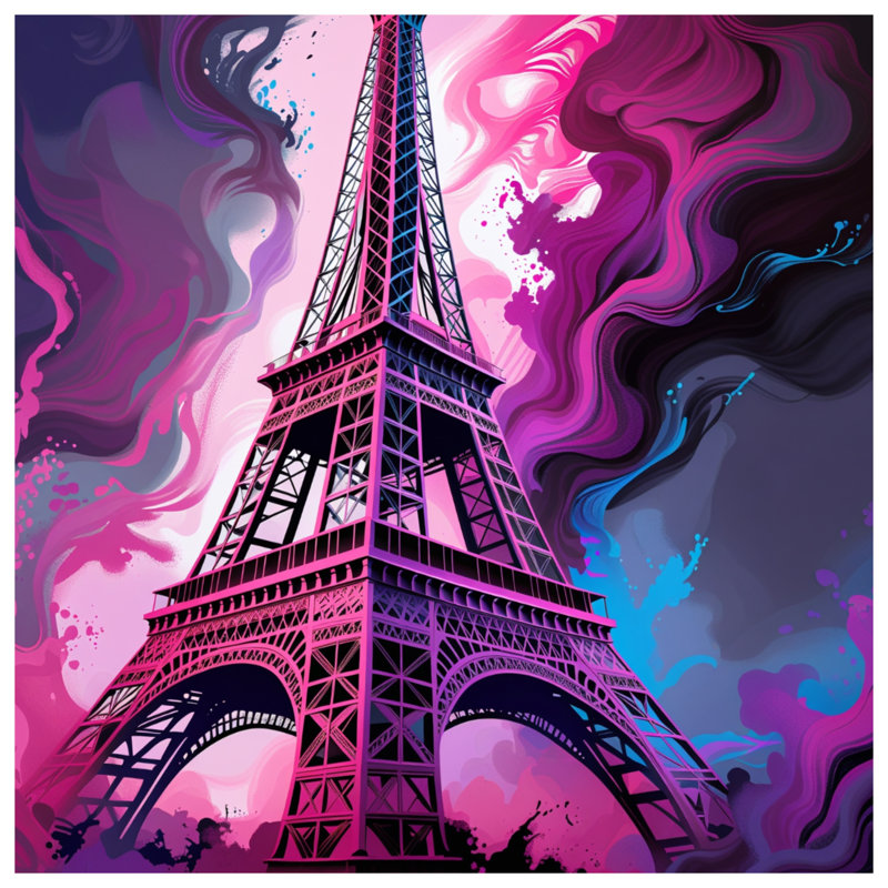 Eiffel Tower Bedding Architecture Comforter Contemporary, Queen