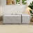Rectangular Sliding Top Coffee Table With 2 Drawers And 2 Hidden Storage Compartments-1182720498