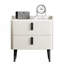Table de chevet avec 2 tiroirs, table de chevet avec plateau en marbre, table d'appoint moderne-288440564