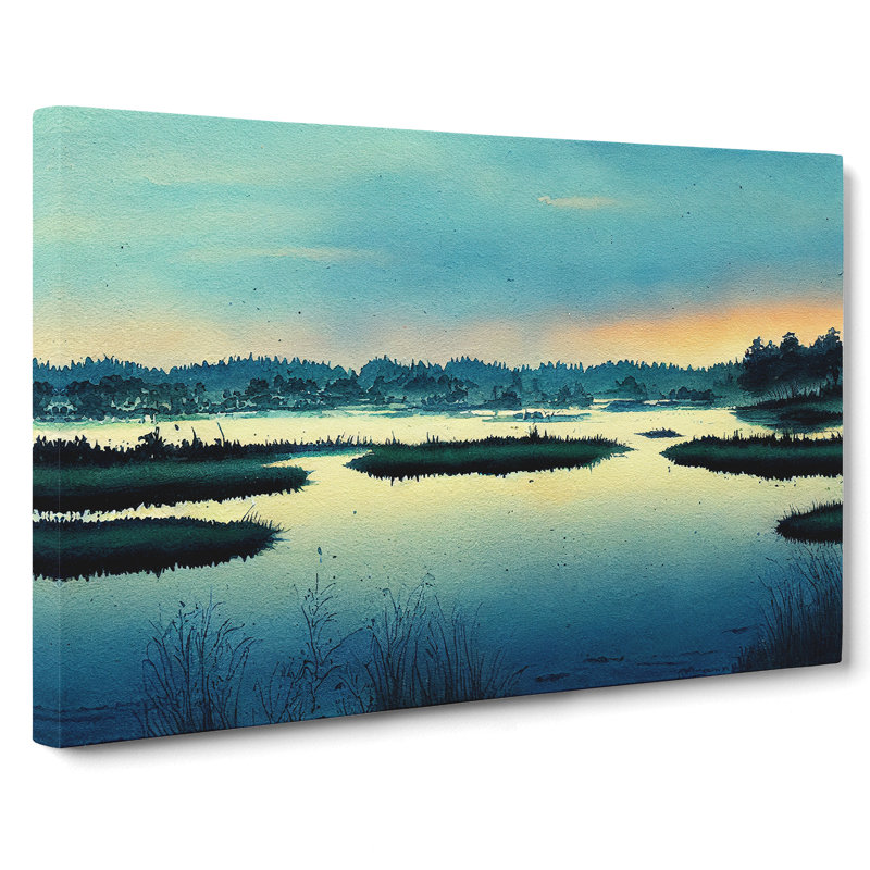 Beautiful Pond Vol.1 - Wrapped Canvas Print, 35cm H x 50cm W x 3cm D