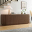 Fortitude 75" Curved Sideboard Storage Cabinet