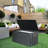 Primestok 49.41'' W 120 Gallons Water Resistant Metal Lockable Deck Box in Dark Gray