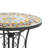 French Country Ceramic Side Table