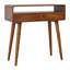 Console courbée courbée en bois massif-2068603755