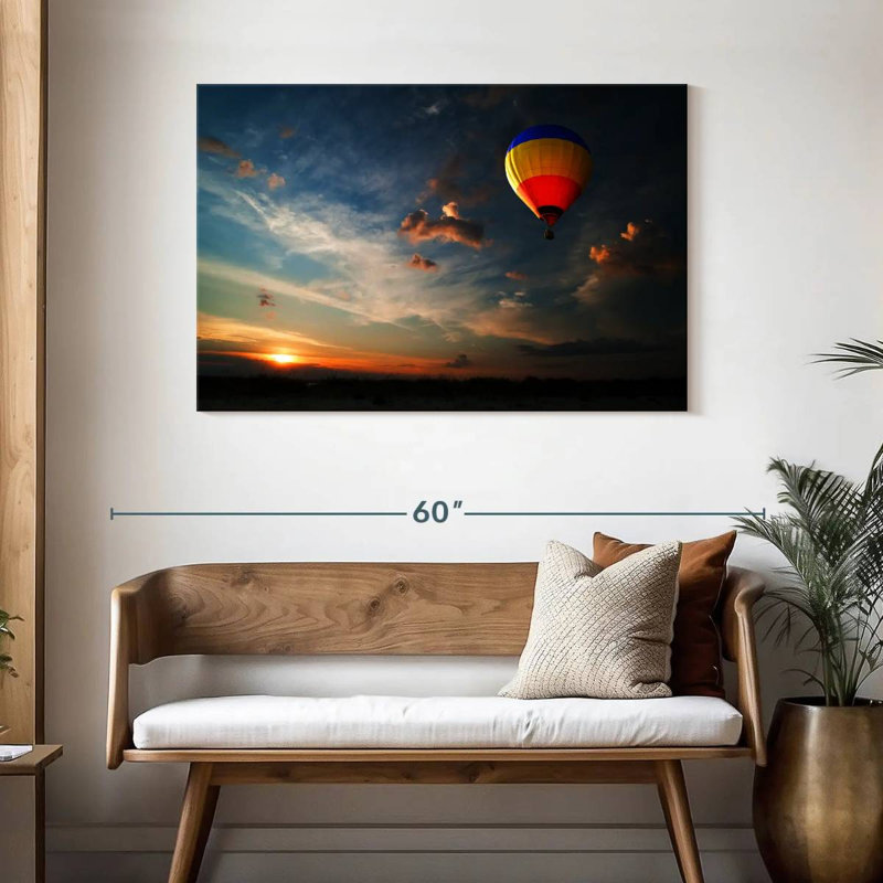 Montgolfière Sunrise, H 30 po x l 45 po