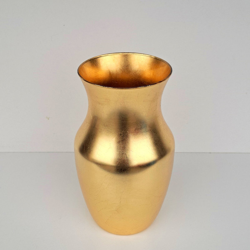 Vase de table en verre Kristilee, Or