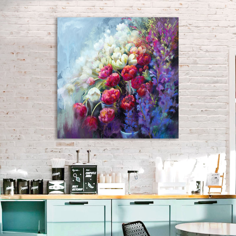 The Fabulous Florist by Nel Whatmore - Wrapped Canvas Print, 70cm H x 70cm W x 4cm D
