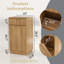 Armoire poubelle inclinable 10 gallons en chêne