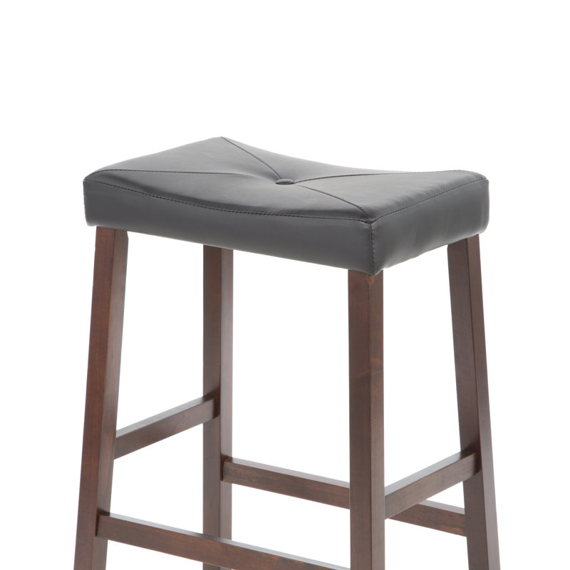 Tabouret de bar et de comptoir Braylie, Acajou rétro, Tabouret de bar (siège d'une hauteur de 29 po)