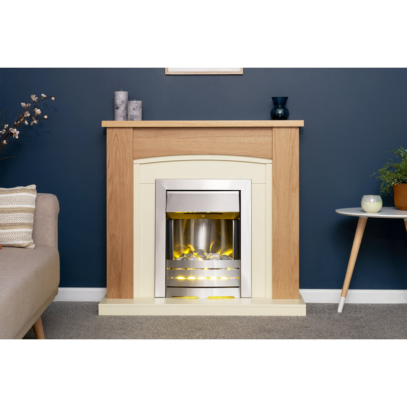Chilton Adam 48.5 cm W Electric Fireplace with 6824.28 BTU